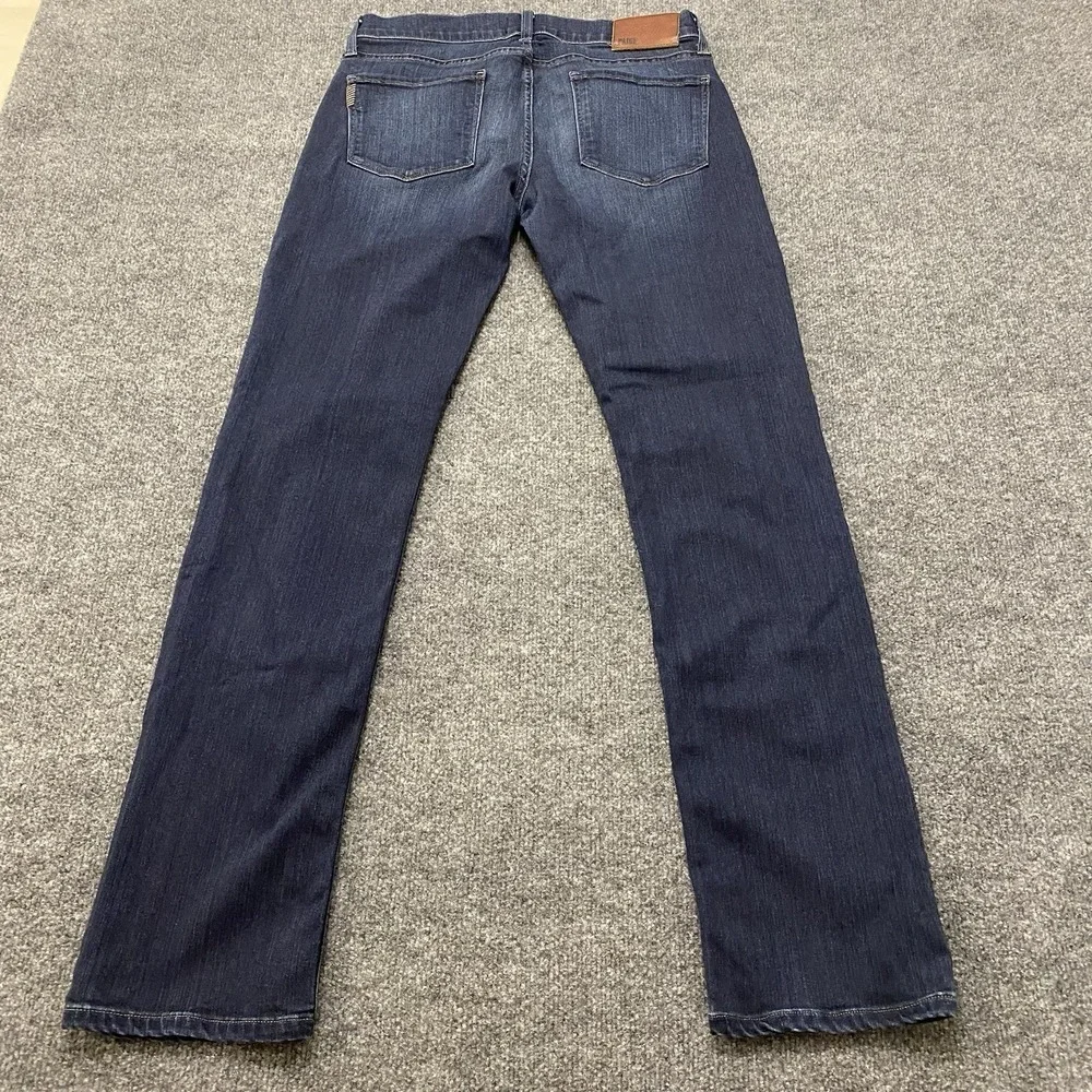 Paige Federal Russ Jeans Mens 29x34 Faded Whiskered Stretch Denim Made in USA